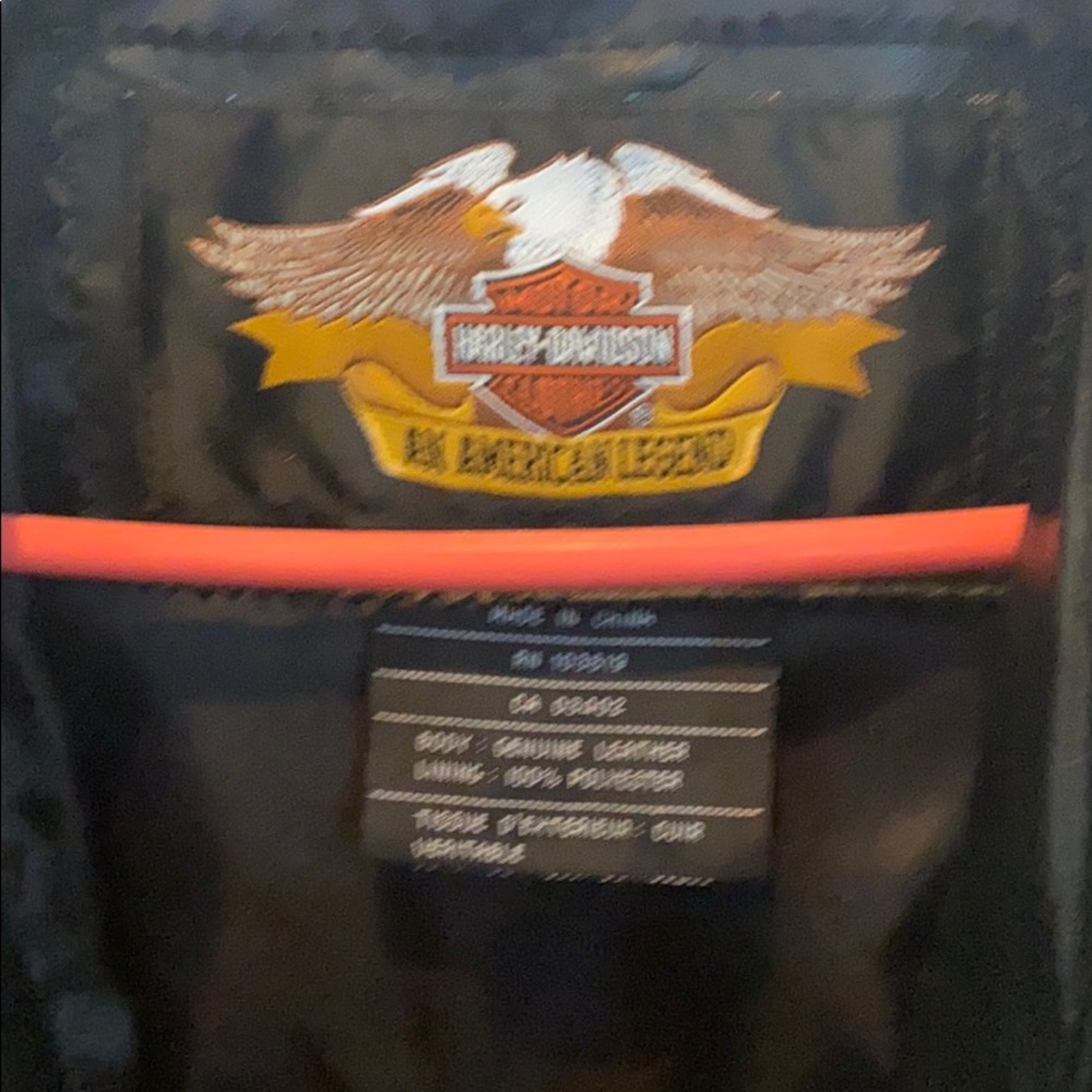 Harley Davidson Leather Jacket. - Picture 5 of 6